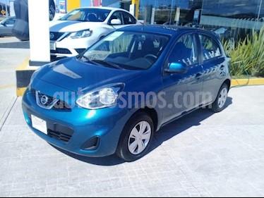 foto Nissan March 5p Sense L4/1.6 Man usado (2018) color Azul precio $155,000
