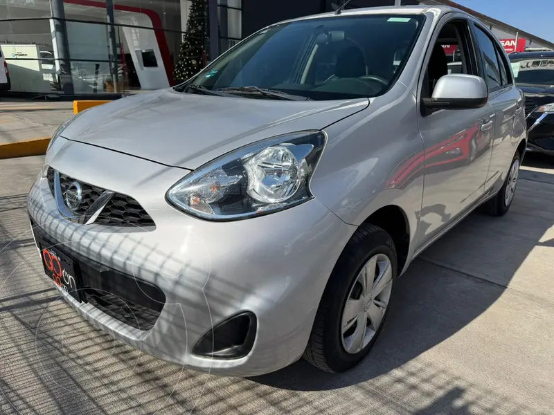 Foto Nissan March Sense usado (2020) color plateado financiado en mensualidades(enganche $62,675 mensualidades desde $4,793)