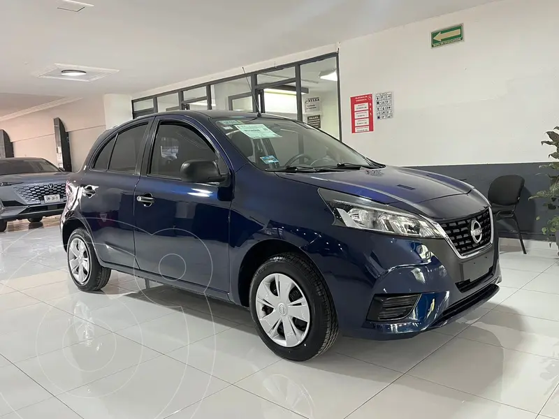 Foto Nissan March Sense Aut usado (2023) color Azul precio $218,000