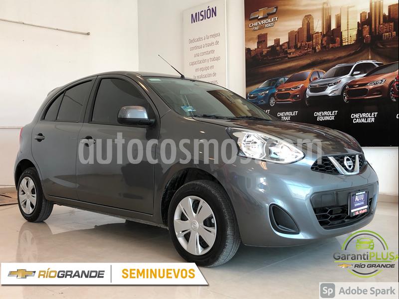 Nissan March Sense Aut usado (2019) color Gris Oscuro precio $190,000