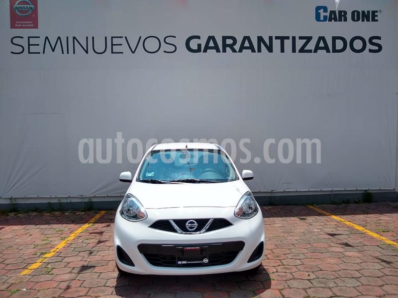 Nissan March Sense usado (2019) color Blanco precio $160,000