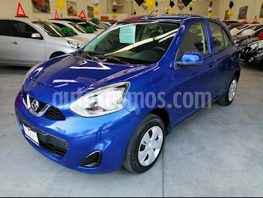 Foto Nissan March Sense usado (2018) color Azul Electrico precio $159,000