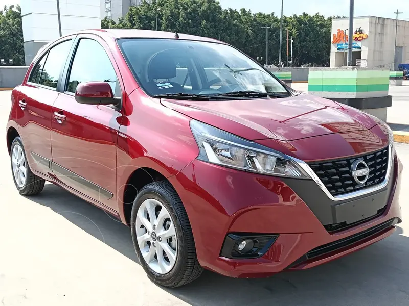 Foto Nissan March Advance usado (2025) color Rojo financiado en mensualidades(enganche $106,051 mensualidades desde $4,556)