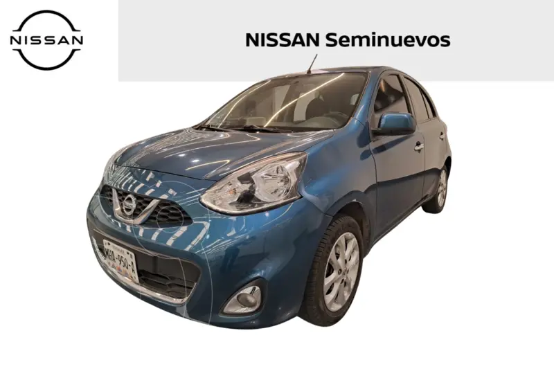 Foto Nissan March Advance usado (2018) color Azul precio $166,200