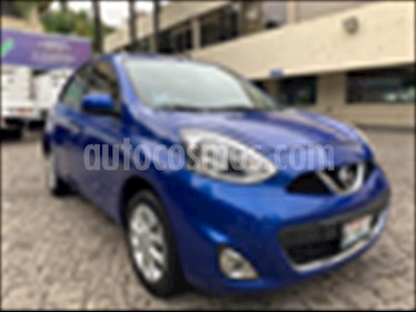 Foto venta Auto usado Nissan March Sense Aut (2018) color Azul Electrico precio $179,000