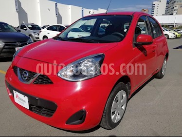 Foto venta Auto usado Nissan March Sense (2015) color Rojo precio $125,000