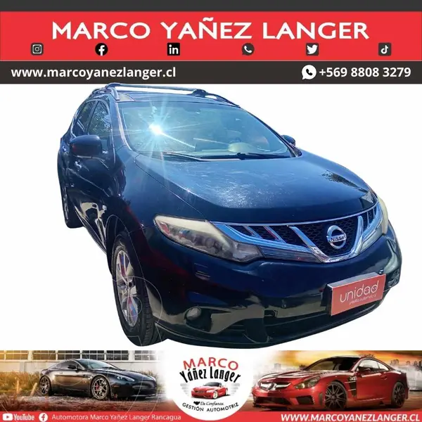 Foto Nissan Murano 3.5 LE Aut usado (2013) color Negro precio $7.990.000