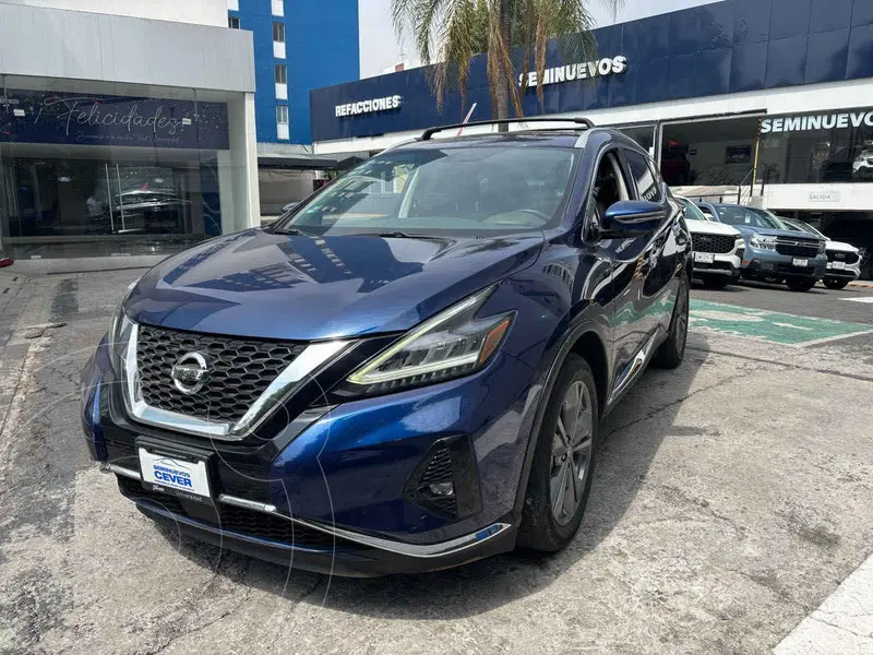 Foto Nissan Murano Exclusive usado (2020) color Azul financiado en mensualidades(enganche $101,856 mensualidades desde $10,839)