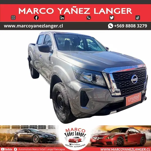 Foto Nissan Navara 2.3D DC SE usado (2021) color Gris precio $15.990.000