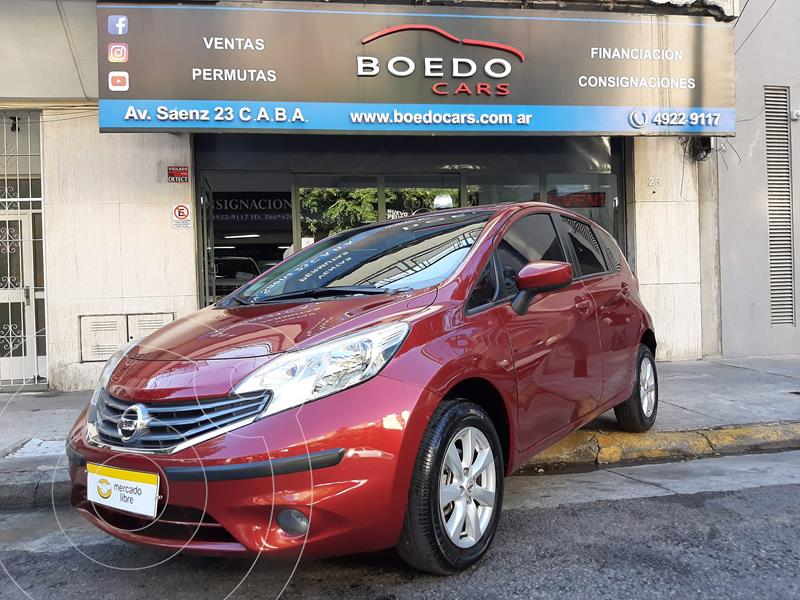 Nissan Note Sense Mt usado (2019) color Bordo precio $1.400.000