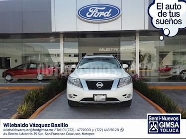Foto venta Auto usado Nissan Pathfinder Exclusive 4x4 (2013) color Blanco precio $233,000