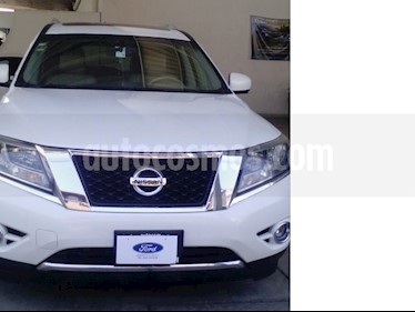 Foto venta Auto usado Nissan Pathfinder Exclusive (2014) color Blanco precio $295,000