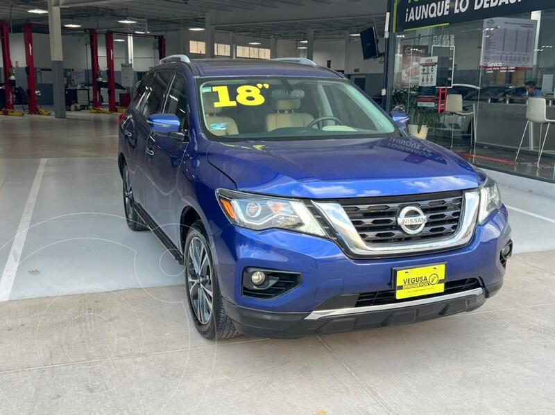 Foto Nissan Pathfinder Exclusive usado (2018) color Azul precio $620,000