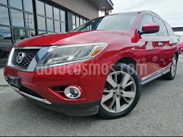 Nissan Pathfinder Exclusive usado (2016) color Rojo precio $315,000