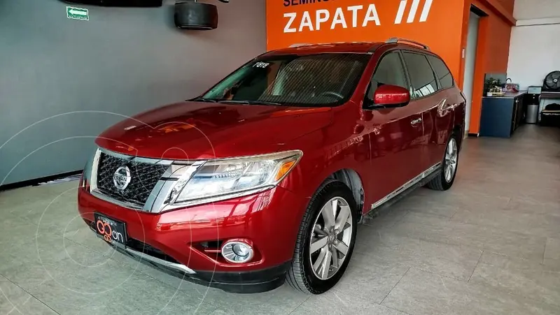Foto Nissan Pathfinder Exclusive usado (2016) color Rojo precio $199,000