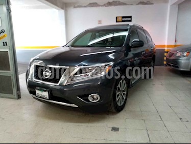 Nissan Pathfinder 5p Advance V6/3.5 Aut usado (2014) color Azul precio $299,000