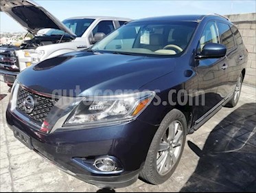 Nissan Pathfinder 5P EXCLUSIVE AUT V6 usado (2013) color Azul Marino precio $265,000