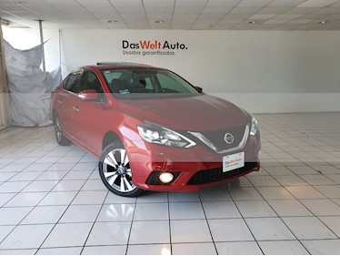 Foto venta Auto usado Nissan Sentra Exclusive Aut NAVI (2017) color Rojo Burdeos precio $254,900