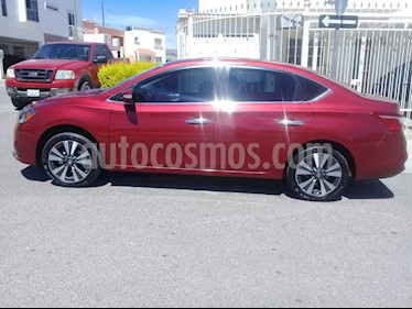 Nissan Sentra Exclusive NAVI Aut usado (2018) color Rojo precio $292,000