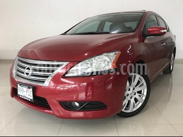 Foto venta Auto usado Nissan Sentra Exclusive NAVI Aut (2013) color Rojo Burdeos precio $144,900