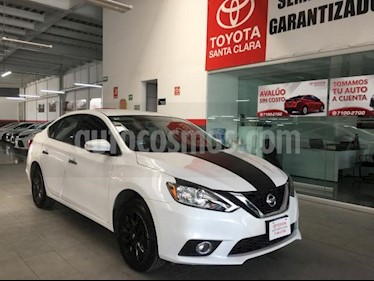 foto Nissan Sentra 4P ADVANCE AT A/AC. F. NIEBLA RA-16 usado (2018) color Blanco precio $215,000