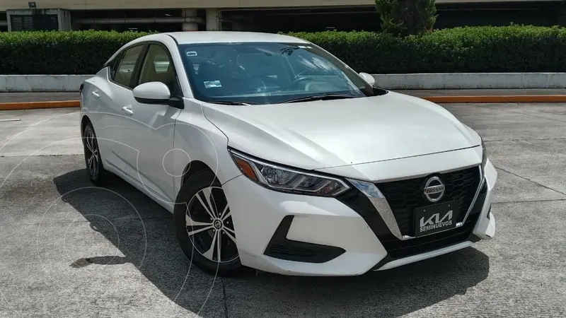Foto Nissan Sentra Sense Aut usado (2023) color Blanco financiado en mensualidades(enganche $77,474 mensualidades desde $8,915)