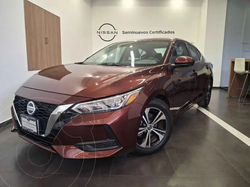 Nissan Sentra Sense usado (2023) color Rojo precio $355,000