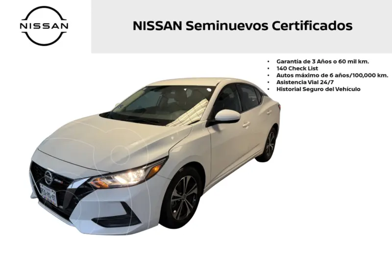 Foto Nissan Sentra Sense usado (2023) color Blanco precio $305,000