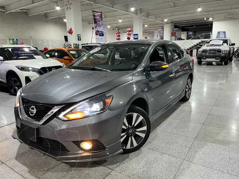 Foto Nissan Sentra Exclusive Aut usado (2017) color Gris financiado en mensualidades(enganche $65,400 mensualidades desde $5,003)