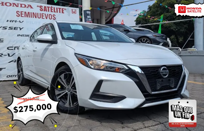 Foto Nissan Sentra Sense Aut usado (2023) color Blanco precio $287,900