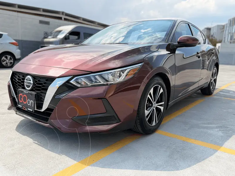 Foto Nissan Sentra Sense usado (2023) color NISS ROJO MERLOT financiado en mensualidades(enganche $73,575 mensualidades desde $5,626)