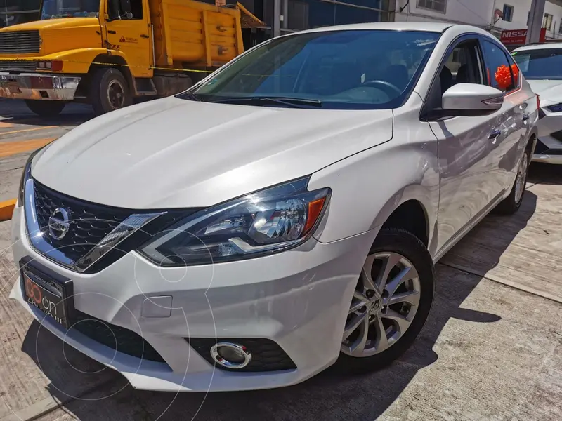 Foto Nissan Sentra Advance usado (2018) color Blanco financiado en mensualidades(enganche $58,588 mensualidades desde $4,480)