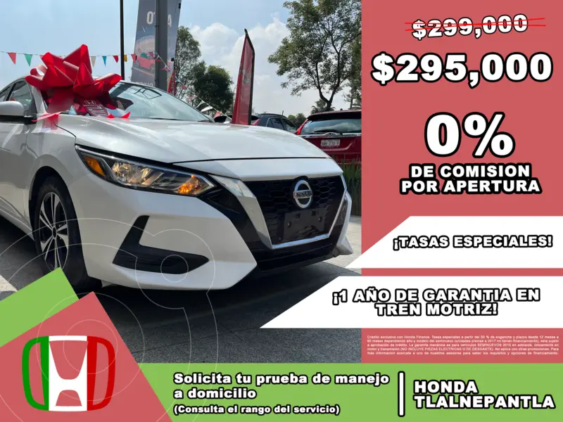 Foto Nissan Sentra Sense Aut usado (2023) color Blanco precio $295,000