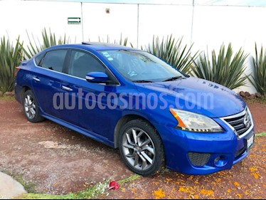 Nissan Sentra SR Aut NAVI usado (2016) color Azul precio $205,990