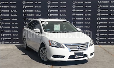 Nissan Sentra Exclusive NAVI Aut usado (2016) color Blanco precio $245,200