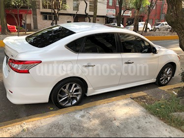 Nissan Sentra SR NAVI Aut usado (2015) color Blanco precio $185,000