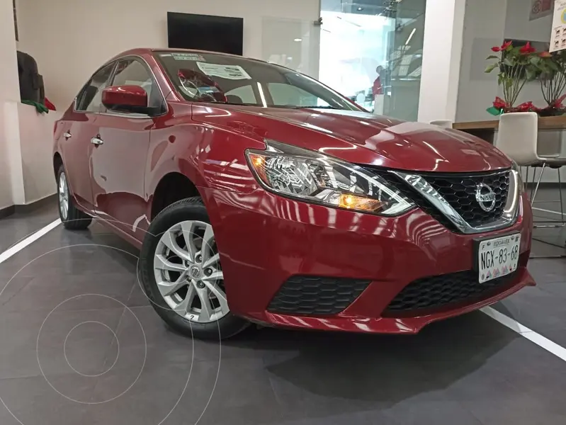 Foto Nissan Sentra Sense usado (2018) color Rojo precio $228,000