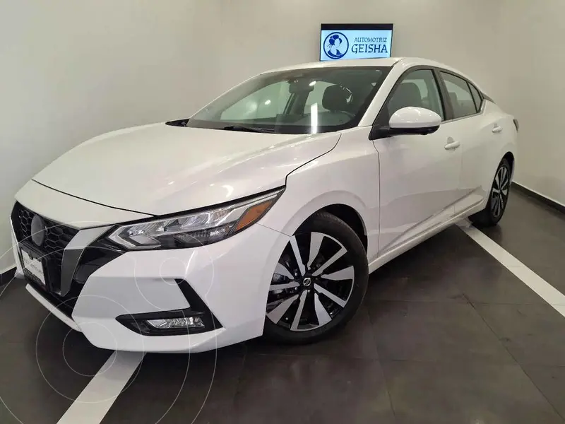 Foto Nissan Sentra Exclusive Aut usado (2021) color Blanco precio $360,000