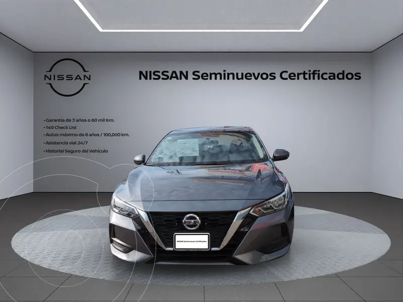 Foto Nissan Sentra Sense Aut usado (2023) color Gris Oscuro financiado en mensualidades(enganche $112,661 mensualidades desde $5,376)