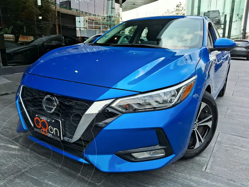 Foto Nissan Sentra Advance usado (2023) color Azul financiado en mensualidades(enganche $92,105 mensualidades desde $7,043)
