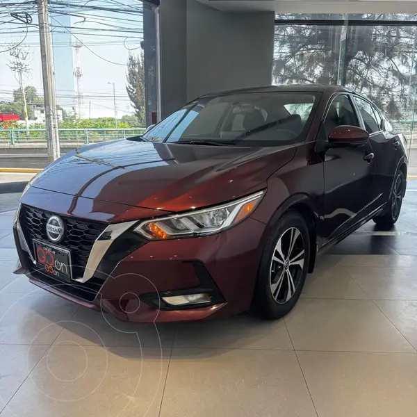 Foto Nissan Sentra Advance usado (2021) color Rojo financiado en mensualidades(enganche $79,025 mensualidades desde $6,043)