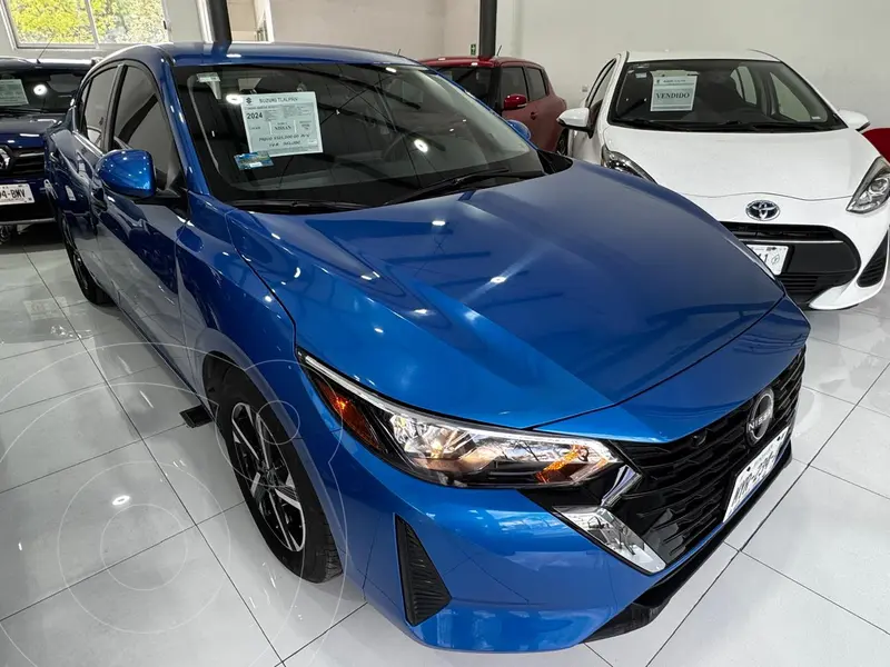 Foto Nissan Sentra Sense usado (2024) color Azul financiado en mensualidades(enganche $50,999)