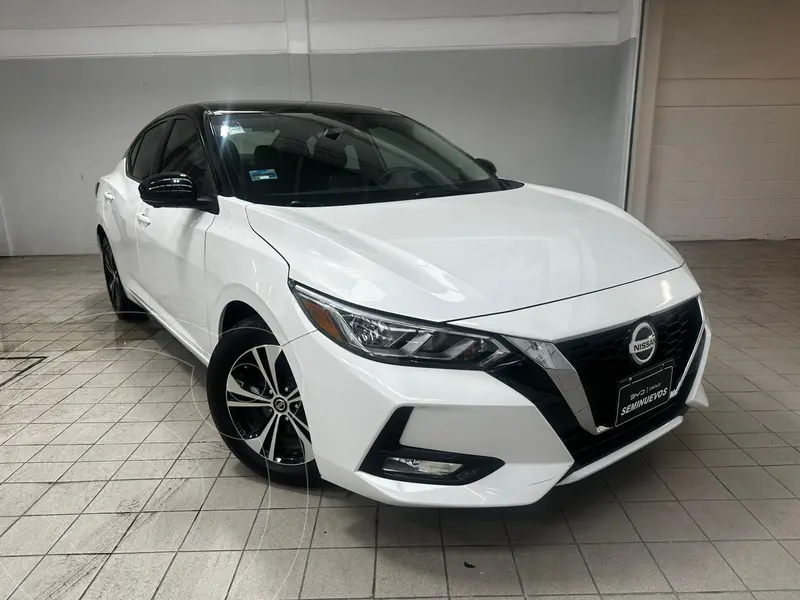Foto Nissan Sentra Advance usado (2023) color Blanco financiado en mensualidades(enganche $131,670 mensualidades desde $5,657)