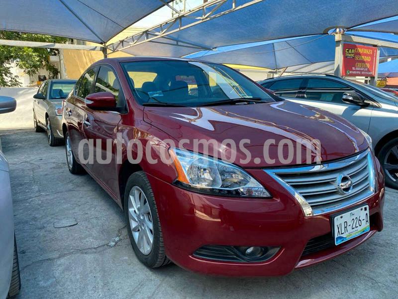foto Nissan Sentra Advance Aut usado (2015) color Vino Tinto precio $179,900