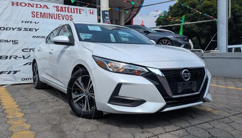 Foto Nissan Sentra Sense Aut usado (2023) color Blanco financiado en mensualidades(enganche $110,000 mensualidades desde $4,836)