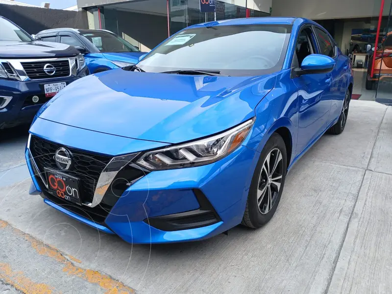 Foto Nissan Sentra Sense usado (2023) color Azul financiado en mensualidades(enganche $81,750 mensualidades desde $6,251)
