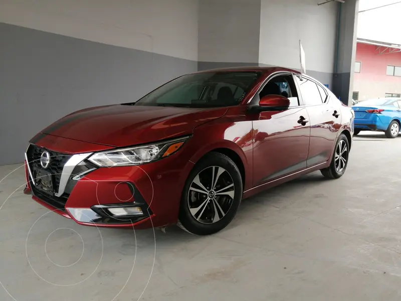 Foto Nissan Sentra Advance usado (2021) color Rojo Cobrizo financiado en mensualidades(enganche $103,423 mensualidades desde $4,936)