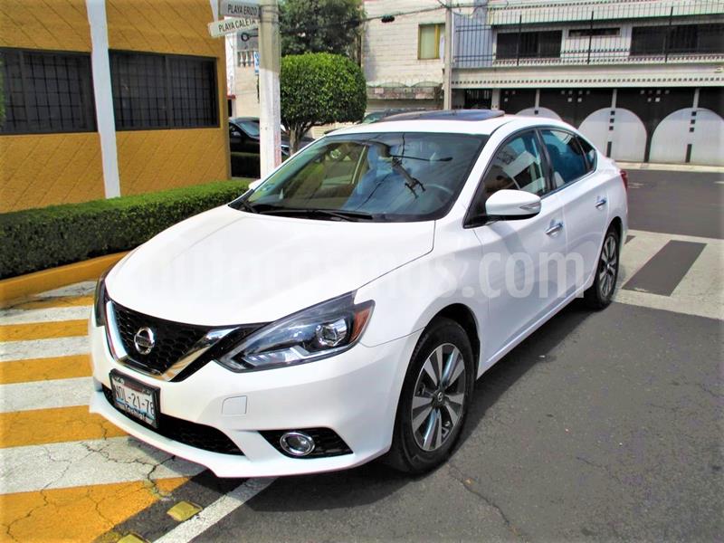 Nissan Sentra Exclusive Aut NAVI usado (2018) color Blanco Perla precio $249,900
