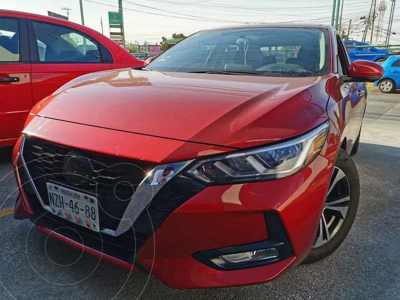 Foto Nissan Sentra Advance usado (2021) color Rojo precio $365,000
