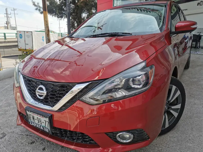 Foto Nissan Sentra Exclusive Aut usado (2018) color Rojo precio $305,000